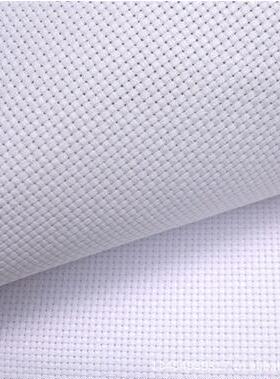 桔边绣布11CT白色面料十字绣面料中格十字绣布145*66厘米