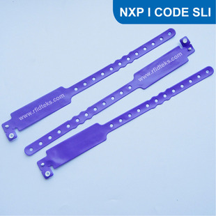 CODE NO.7 2芯片 NFC标签 RFID电子腕带 医一次性活动电子腕带