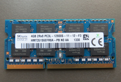 海力士hynix现代4G DDR3 3L 1600 笔记本内存条4GB 12800兼容1333