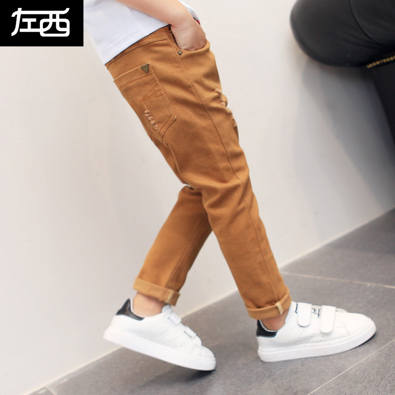Pantalon garcon ZK163025 en coton - Ref 2054444 Image 1