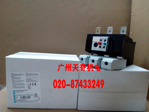 正品全新SIEMENS西门子热过载继电器 3UA6640-2K  80-125A