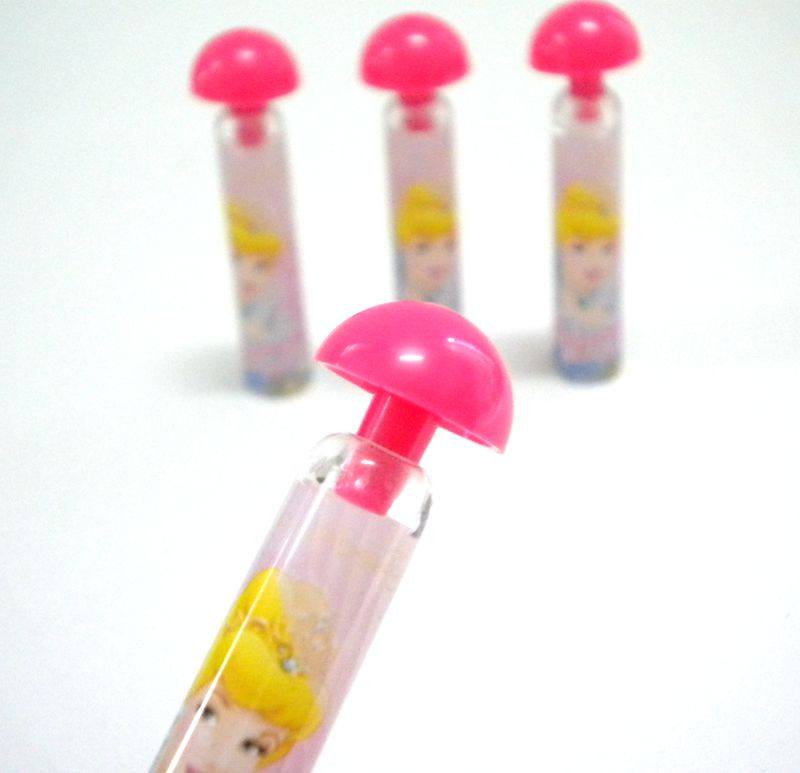 正品迪斯尼 公主铅笔帽 蘑茹头卡通造型铅笔帽4个装儿童铅笔套