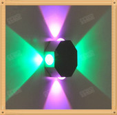 LED七彩壁灯创意简约背景墙壁灯电竟酒吧KTV楼梯走廊彩光氛围射灯