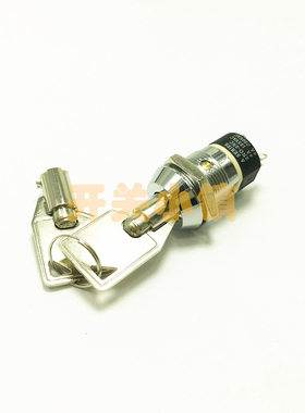 19MM电子锁 电源锁 开关锁 钥匙开关 S1902 电梯基站锁 双拔