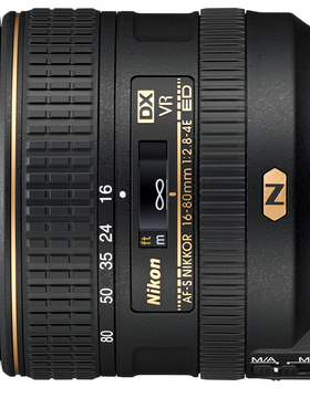 Nikon/尼康AF-S DX 16-80mm f/2.8-4E ED VR 半画幅 变焦单反镜头