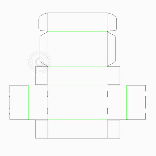 飞机盒 天地盒 礼品盒 瓦纸彩盒 外箱刀模设计 盒型设计 刀板图