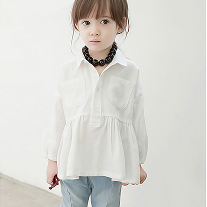 Chemise fille à manche longue - Ref 2087451 Image 1