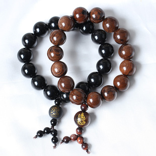 宝悟金丝红曜石属马大势至守护神手链 肖马人的本命佛手链