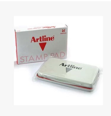 日本印台 Artline旗牌 印台EHJ-1小号印台 红 蓝 黑 速干