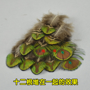 舞台羽毛 DIY饰品配件孔雀锦毛稀有珍贵孔雀毛金片头饰服装