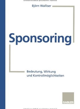 【预售】Sponsoring: Bedeutung, Wirkung Und Kontrollmog...