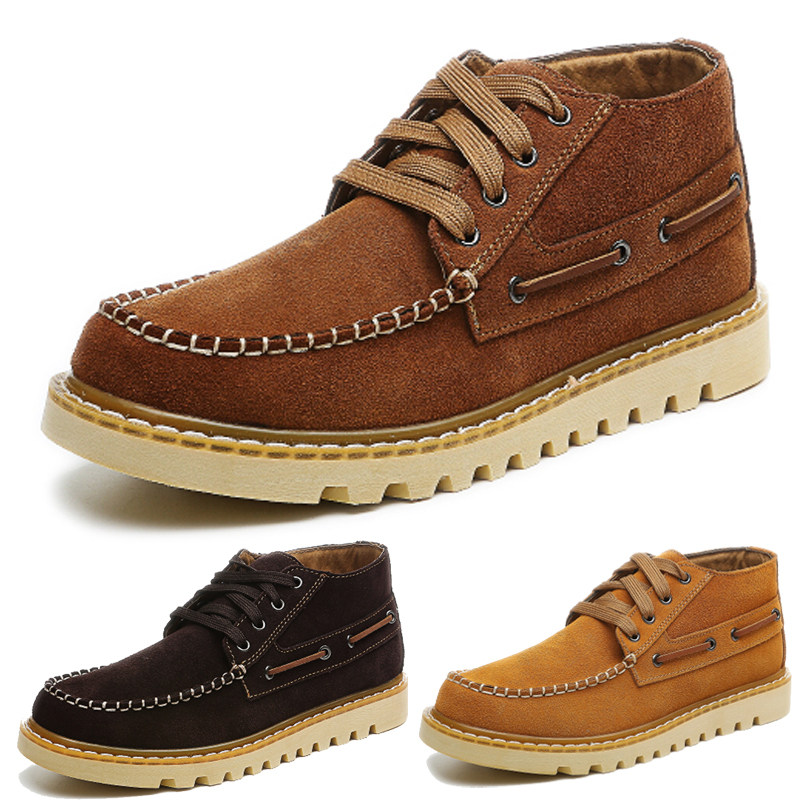 特价秋冬男鞋真皮板鞋潮流短靴工装靴防水马丁靴保暖伐木鞋男棉鞋在类目 流行男鞋, 靴子中 - 来自Buy2taobao.com提供专业的淘宝代购服务