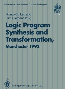 【预订】Logic Program Synthesis and Transfor...
