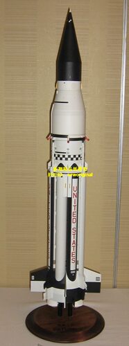 高90厘米 美国阿波罗计划土星 运载火箭模型  Saturn SA5