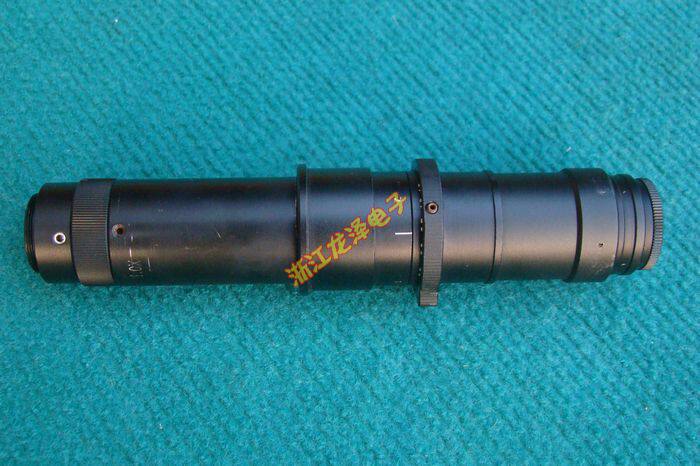 进口设备上拆下 1X 0.75物镜C口 0.7-4.5变倍显微镜 镜头