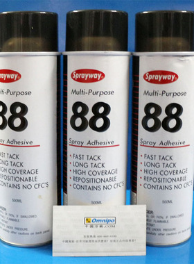 仕必威sprayway88多功能强力喷胶用于金属薄片制品/纤维玻璃500ML