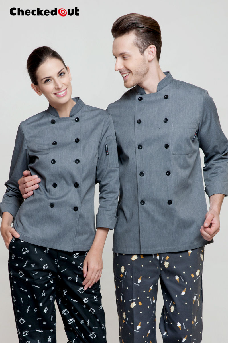 Veste chef cuisinier CHECKED OUT - Ref 1910804 Image 6