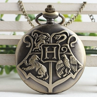 Гарри Поттер Колледж ретро Flip Pocket Watch Hogwarts Magic School отмечает мужские и женские часы и телевидение