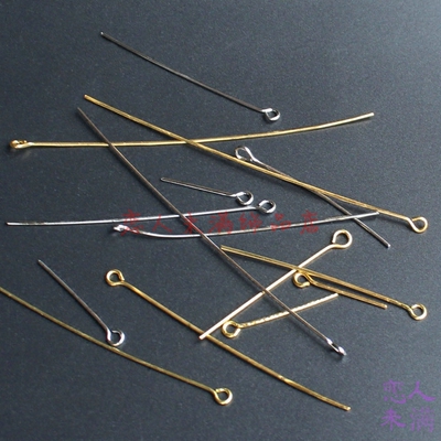diy电镀金色黄铜九字针