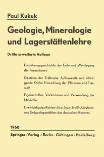 【预订】Geologie, Mineralogie Und Lagerstatt...