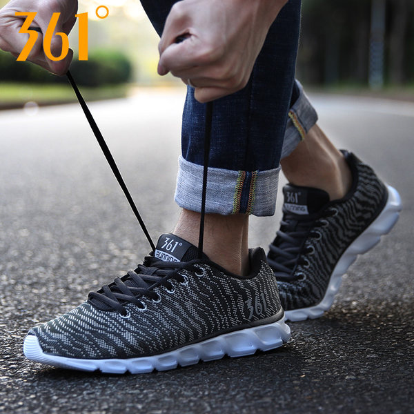 361度 轻便男式休闲跑步鞋 天猫优惠券折后¥99包邮(¥129-30)多色可选