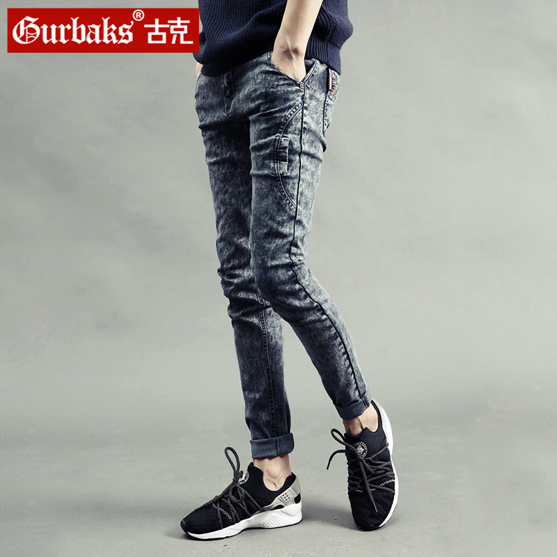 Jeans pour jeunesse pieds Slim GURBAKS en coton pour automne - Ref 1485771 Image 1