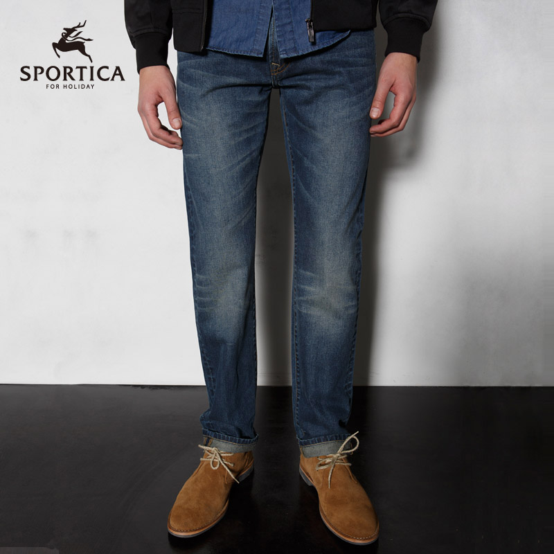 Jeans pour jeunesse coupe droite SPORTICA 100% coton pour Quatre saisons - Ref 1485690 Image 2