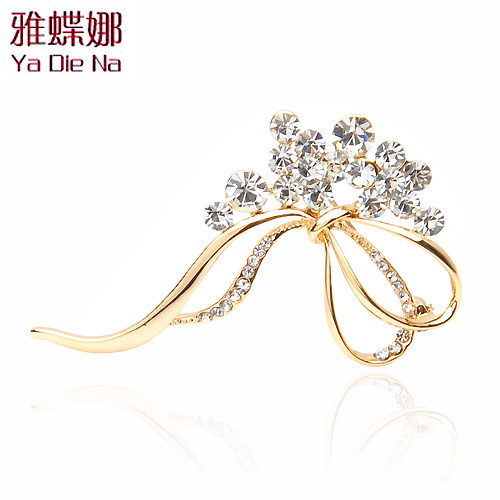 Broche femme en Zircon diamant - Ref 1178370 Image 1