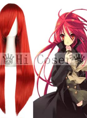 嗨coser卡特琳娜 艾露莎舒卡勒托  红色 80cm长直发 cos假发033I