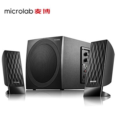 Microlab/麦博 M300（14）木质低音炮音响 多媒体电脑2.1桌面音箱