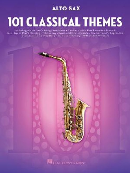 【预订】101 classical themes for alto sax