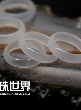 diy白玉髓指环散珠