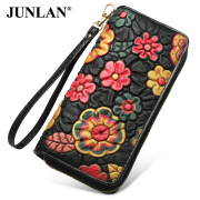 Chun LAN-LAN-June 2016 new Jurchen authentic wallet leather genuine