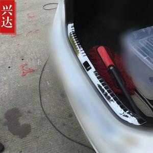 适用于2014-18款丰田卡罗拉不锈钢后备箱踏板 COROLLA内置后护板