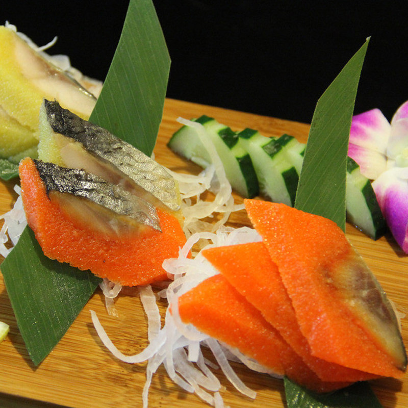 希零鱼籽 三文鱼伴侣 红希鲮鱼籽 寿司 黄西零鱼籽 800g/包 6条装