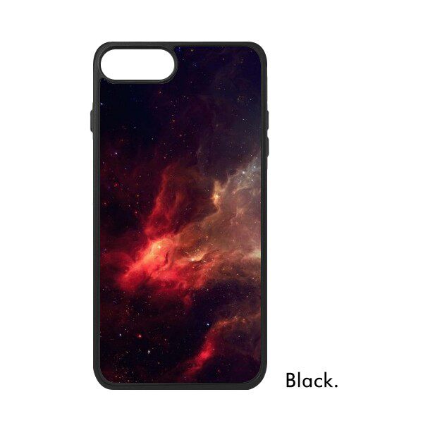 适用于iPhone中梦幻闪耀红色星云Xr手机壳max保护套678plus硅胶11