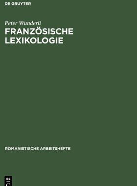 【预售】Franzosische Lexikologie