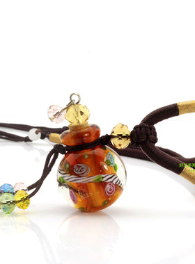 香薰精油瓶项链琉璃女琉璃