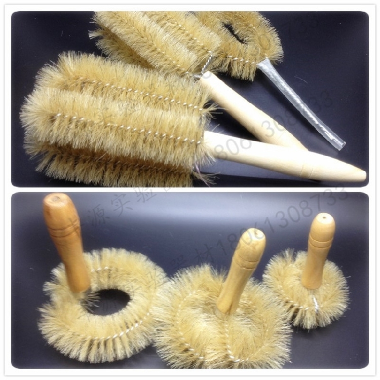 优质玻璃培养皿刷烧杯刷毛刷实验室清洗毛刷刷子器皿清洁刷