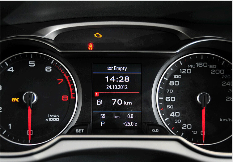 13款新款奥迪a4l a5 q5彩色仪表盘 多功能液晶彩屏