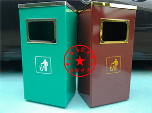 农行垃圾桶 农业银行专用垃圾桶长方形农行vip室贵宾色绿色垃圾桶