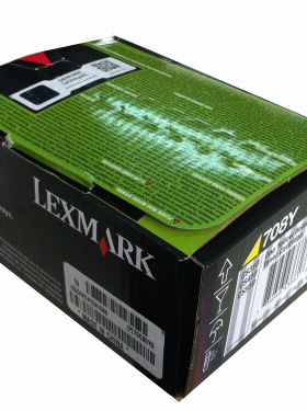 正品利盟 708Y 原装黄色墨粉盒  CS310dn CS410dn 墨盒 碳粉盒