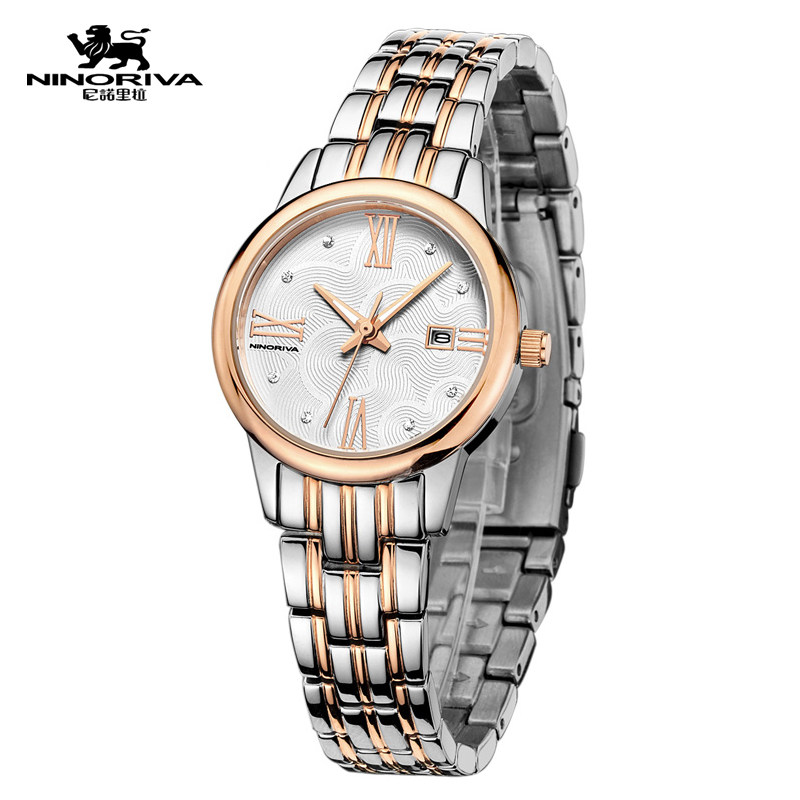 ninoriva尼诺里拉名媛时尚女表进口机芯石英圆形腕表女士手表新款