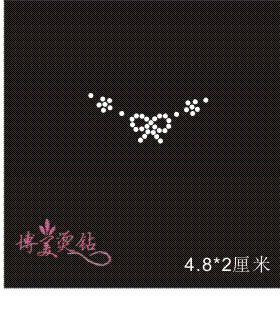 烫钻图案成品图水钻DIY小图心形蝴蝶结可多个搭配多色可选258