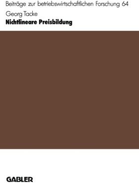 【预售】Nichtlineare Preisbildung: Hohere Gewinne Durc...