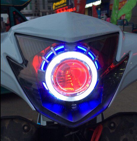 战速IRX RSZ鬼火3三代大灯 双天使眼恶魔眼氙气灯LED透镜总成