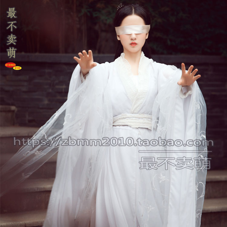 最不卖萌白色古装姜沉鱼