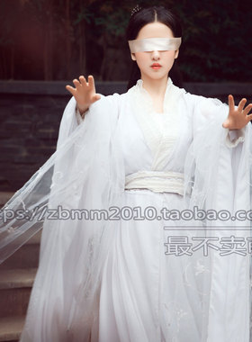 白浅华丽白色古装cos服 白风夕陆雪琪 凤九姜沉鱼叶曦禾 最不卖萌