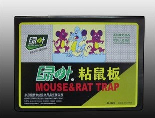 绿叶粘鼠板灭老鼠贴胶药引诱剂老鼠笼捕鼠器驱鼠器