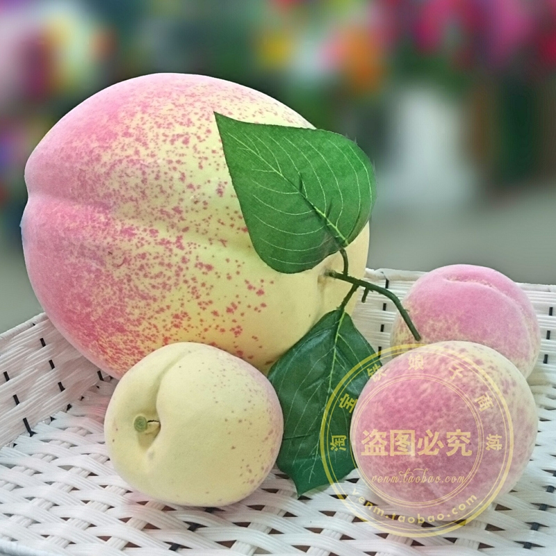 Artificial honey peach Super large Peach Model Fake fruit Shoutao Decoration sketch Early education draw a decorationin the Home accessories , Vase/Flower/Artificial flowers/Imitation jewelry , Simulation of fruit  category - from Buy2taobao.com to provide professional Taobao agent buy service